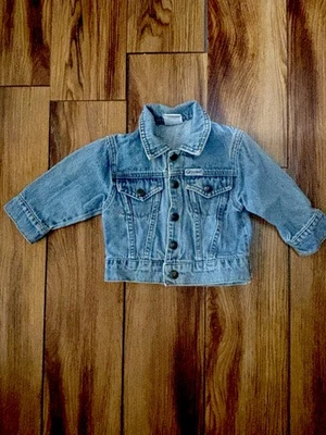 1990s Vintage Baby Guess Denim Jacket Toddler Sz XS (6-12) NEW - Image 1 of 4