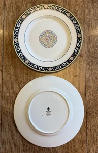 2x side/luncheon plates 22.7 cm in Wedgwood Runnymede Blue Bone China - Picture 1 of 1