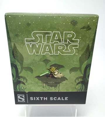 Figura animada Sideshow Star Wars: The Clone Wars YODA escala 1/6 Foto 1 de 4