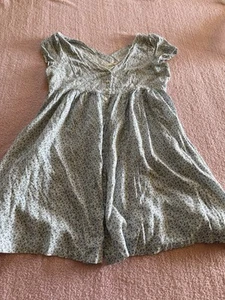Ralph Lauren Denim & Supply Ditzy Babydoll Vestito S Fluido Bellissimo Blu Floreale - Foto 1 di 13