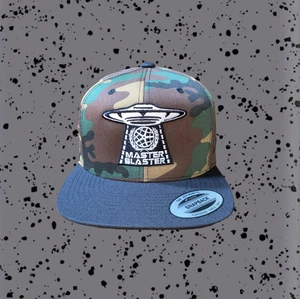 SOMBRERO MASTER BLASTER UFO SNAPBACK BICICLETA BMX GT HARO MONGOOSE SUBROSA CAMUFLAJE NEGRO NUEVO - Imagen 1 de 10
