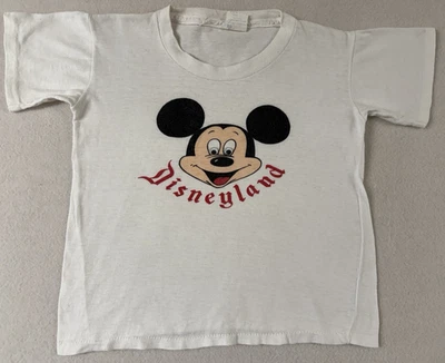 Camiseta De Colección Disneyland Googly Eyes Mickey Mouse Años 50 Años 60 Niño Talla 12 Defectos Foto 1 de 4