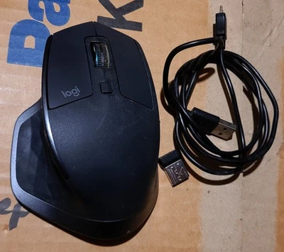 Logitech MX Master 2S Grafito Ratón Láser Inalámbrico - con DONGLE y Cable Cargador Foto 1 de 2