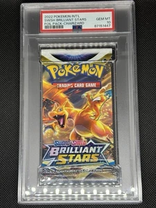 Pokemon PSA 10 Gem Mint Brilliant Stars FOIL Pack Charizard - Picture 1 of 2