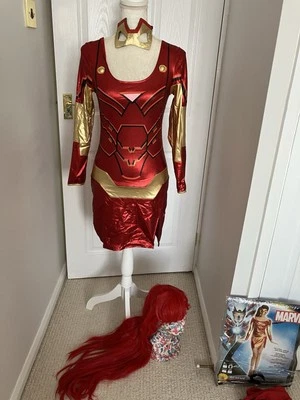 ЖЕНСКИЙ НАРЯД MARVEL POTTS MISS IRON MAN AVENGERS PEPPER COS PLAY COMIC COM - Изображение 1 из 4