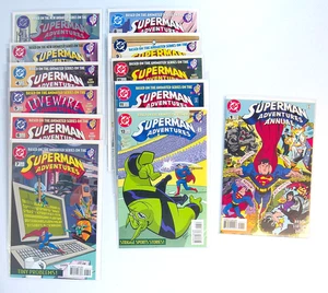 Superman Adventures 12 book lot 1-2,4-11,13 Annual 1. 1st Livewire. NM/Mint. - Picture 1 of 6