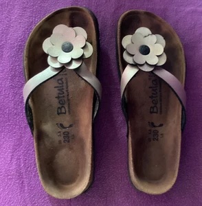 Birkenstock 36 Womens Betula Metallic Sandals+Flower ( 3,5 - 230 -L5 ) - Picture 1 of 8
