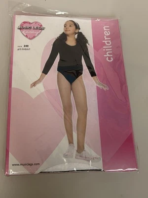 PIERNAS MUSICALES Niñas Blanco Body Traje Talla Pequeña Baile Ballet Alegría ARTÍCULO NUEVO Foto 1 de 3