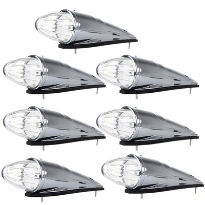 7X 39cm  For Mack truck Mid Roof Day Cab roof Top Clearance Lamp Amber Torpedo Foto 1 de 4