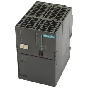 Siemens 6ES7317-2AJ10-0AB0 E: 02 V2.1.3 Zentralbaugruppe mit Klappe -used/Attn.- - Bild 1 von 8