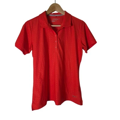 Camisa Polo Nike Golf Naranja Roja Activa Deportiva Golf Texturizada Talla M Foto 1 de 4