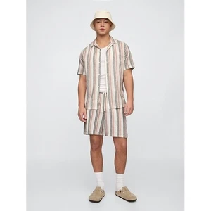 NWT GAP 7" Linen-Blend Easy Shorts and Shirt Set Men's Size XS/S - Picture 1 of 12