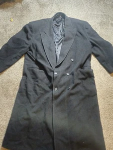 52R Cardinal of Canada Wool OverCoat Mens Double Breasted  - Picture 1 of 9