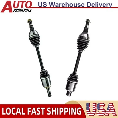 Front CV Axle Shaft Pair 2 for GMC Acadia Buick Enclave 2009-2017 Chevy Traverse - Image 1 of 4