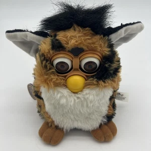 Furby Vintage 2000 Modell 70-800 braun orange / Tigerstreifen selten funktionstüchtig - Bild 1 von 12
