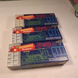 Lot Of 3 Roundhouse Products Frisco & NYC Box cars 1 Ballast Car HO scale - Picture 1 of 5