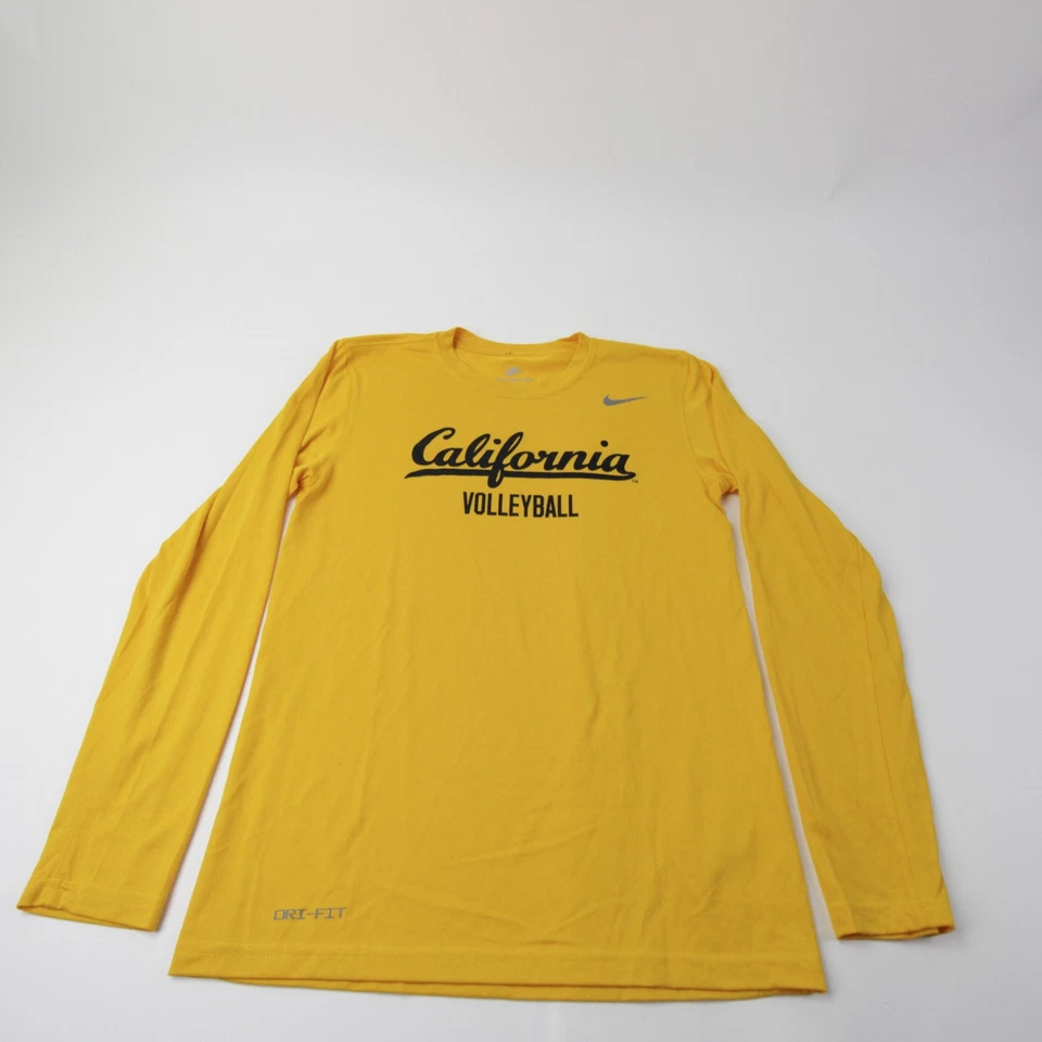 Рубашка мужская California Golden Bears Nike с длинным рукавом золотистая б/у - Изображение 1 из 3