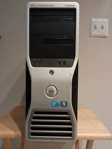 DELL Precision T3500 Computer Intel Xeon 3.2Ghz /256GB HD/8 GB RAM/ Quadro 2000 - Picture 1 of 12