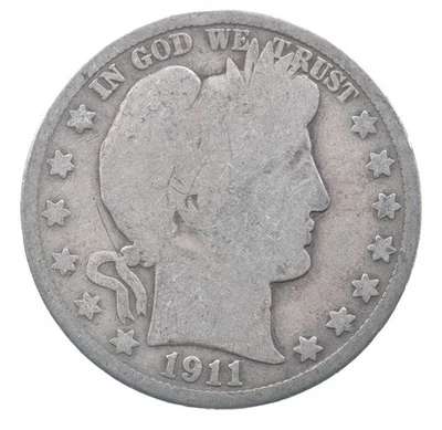 Better 1911 US Barber 90% Silver Half Dollar Coin Collection Set Break *253 - Image 1 of 3