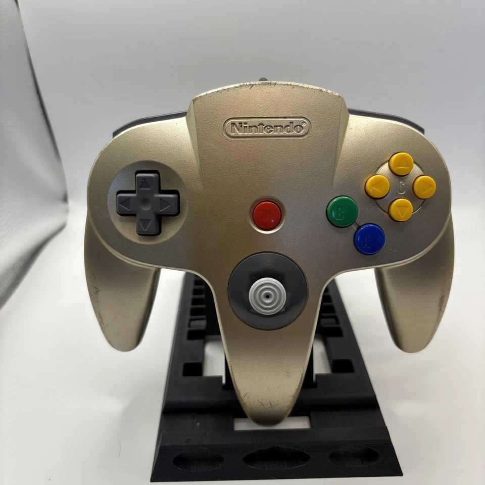 Mando Gamepad Nintendo 64 N64 Oficial OEM Dorado NUS-005 Probado Foto 1 de 4
