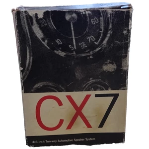Vintage Boston Acoustics CX7 Car Audio Speakers 4x6 Inch & Instructions - Picture 1 of 23