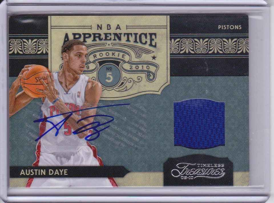 2009-10 Timeless Treasures NBA Apprentice Materials Auto #14 Austin Daye 22/50 - Image 1 of 1