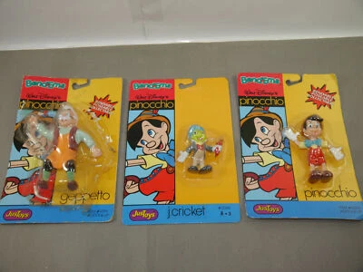 Disney Pinocchio 3 Chiffres Pinocchio Gepetto Jiminy Justoys Bend Ems (K19) - Photo 1/4