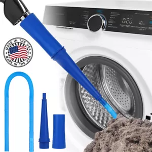 Kit de limpiador de ventilación para secadora de EE. UU. Accesorio de manguera de vacío Cepillo Removedor de pelusa Lavadora eléctrica - Imagen 1 de 16