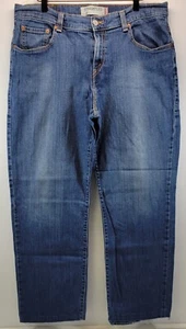 L) Levi's Jeans 505 Women's Straight Leg Denim Jeans Cotton Pocket Blue 16M - Picture 1 of 13