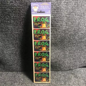 18 F.R.O.G. (Fully Rely On God) Stickers In Celebration IF9038 New Sealed - Picture 1 of 4