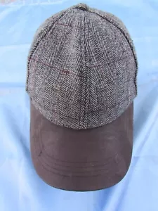 BEAUTIFUL ORIGINAL "WEATHERPROOF VINTAGE" TWEED CAP HAT - ONE SIZE FITS ALL - Picture 1 of 4