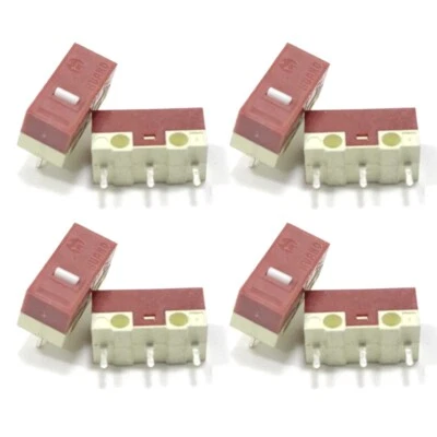 8Pcs for HUANO Mouse Micro Switch (5M Clicks ) Mice Microswitch Set White Dot - Image 1 of 4