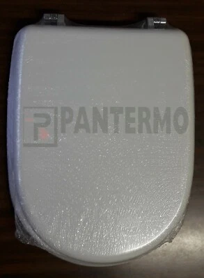 SEDILE WC LEGNO ASSE COPRIWATER MISTRAL EOS / PRIMAVERA SIMAS BIANCO M0610A2     - Immagine 1 di 4