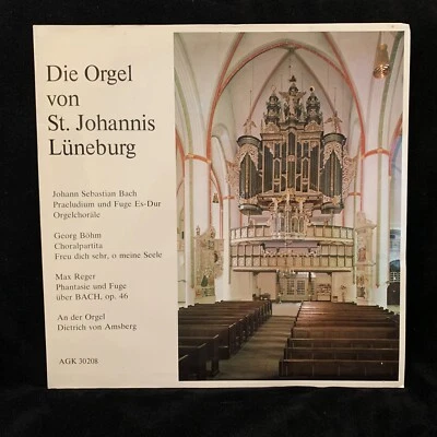 BACH & BOHM & REGER Organ Works - Dietrich von Amsberg - AGK Munich ST LP 1979 - Image 1 of 4