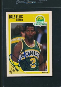 1989/90 Fleer #146 Dale Ellis Seattle Supersonics Signed Auto *54415 - Picture 1 of 1
