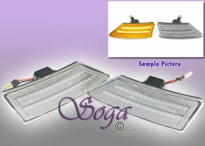 适用于 2019 - 2020 福特 RANGER AMBER LED 前置发动机透明侧标记灯对 — 第 1/2 张图片