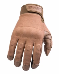 STRONGSUIT_Warrior Glove_TAN_DDH Leather_Smartphone_Made with Kevlar_Tactical_ - Picture 1 of 2