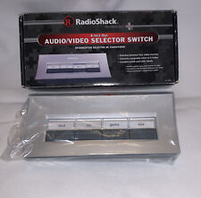 Radio Shack 4-Way Audio Video Selector Switch No.15-1983