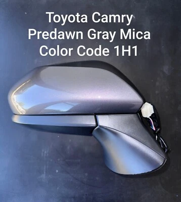 Espejo retrovisor eléctrico derecho lado pasajero gris nuevo Toyota Camry L LE 18-24 y 18-22 SE Foto 1 de 4