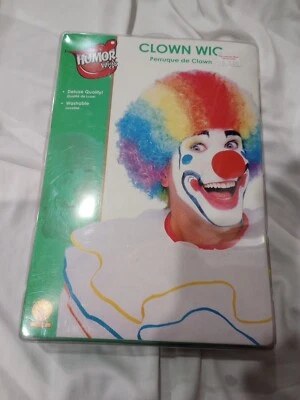 CLOWN WIG RUBIES HUMOR WIGS RAINBOW HALLOWEEN COSPLAY 服装 — 第 1/2 张图片