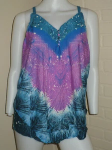 NEW! ECOTE URBAN OUTFITTERS TUNIC TANK TOP ABSTRACT MEDIUM M - Picture 1 of 7