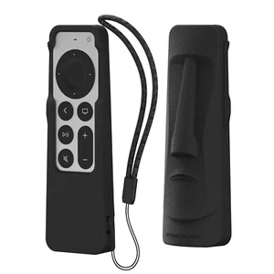 Funda protectora 2 en 1 para Apple TV Siri 2021 control remoto y cubierta a prueba de golpes AirTag - Imagen 1 de 19