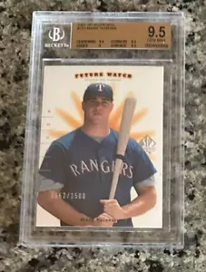 2001 SP AUTHENTIC #212 MARK TEIXEIRA BGS 9.5 GEM MINT TEXAS RANGERS! 0652/1500 - Picture 1 of 1