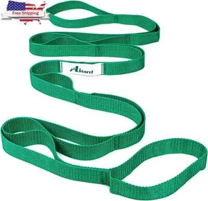 Stretching Strap Yoga Strap for Physical Therapy, 10 Loops Yoga Straps for Stret - Picture 1 of 6