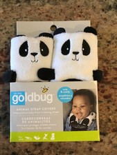 Goldbug Car Seat Strap Cover Stroller Jogger Bouncer Panda Pal Soft Plush Strap