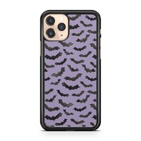 Black /& Green Patterned Bats Pencil Case Bag Stationery Halloween Bat Neon a737