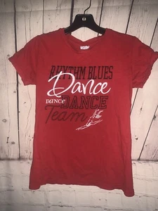 Girls red dance shirt size Medium  - Picture 1 of 1