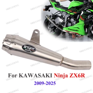 Silenciador de escape para motocicleta Kawasaki Ninja ZX-6R 09-25 zx6r - Imagen 1 de 5