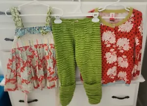 Matilda Jane Set Platin Top Zuckergrüne Leggings Serendipity Strickjacke 4 6 - Bild 1 von 15