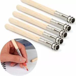 5 Pcs Lengthener Holder Wooden Pencil Extender Painting Drawing Tool Adjustable - Picture 1 of 9